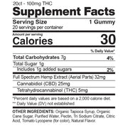CBDfx | Delta-9 THC Gummies Magic Melon | 10mg THC + 30mg CBD-(40ct) – Berry Buzz 20Ct