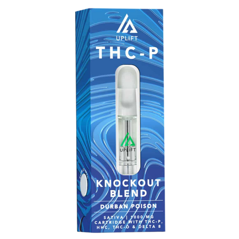 Uplift | 1 Gram Knockout Blend THCP Cartridge | Durban Poison - Sativa
