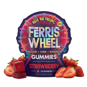 Ferris Wheel Daily Mood Gummies - 10ct Strawberry