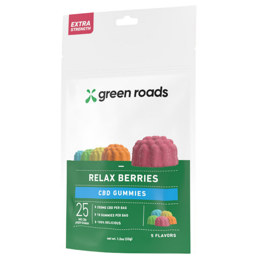 Green Roads | Extra Strength CBD Relax Berries | 25mg – 10ct
