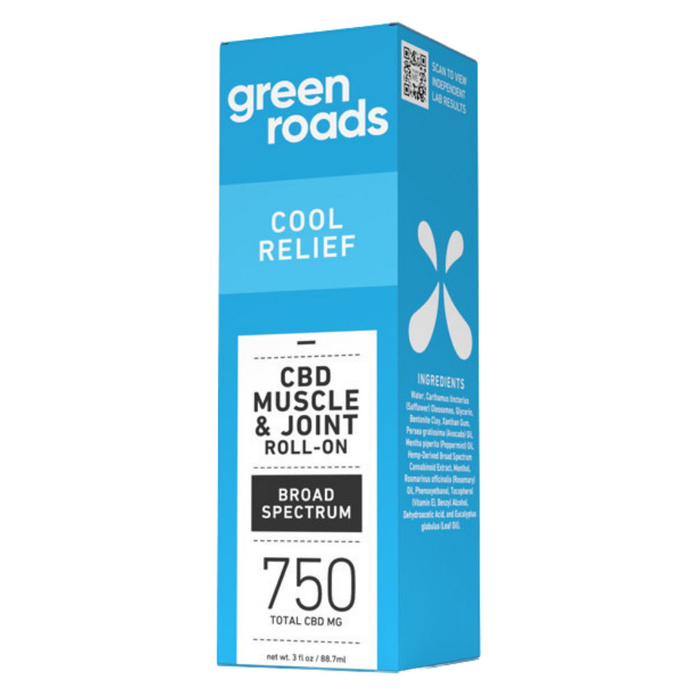 Green Roads CBD Cream 750mg Muscle & Joint Roll-On Cooling