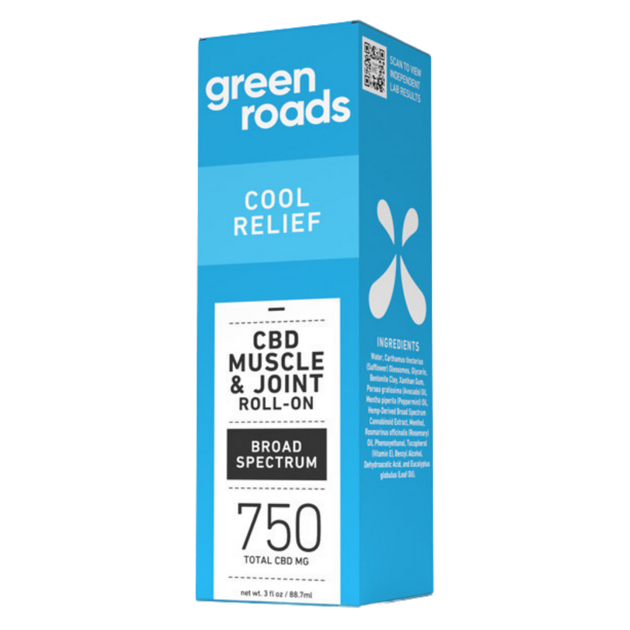 Green Roads | CBD Cream – 750mg Cooling Formula | Muscle & Joint Cool Relief Roll-On