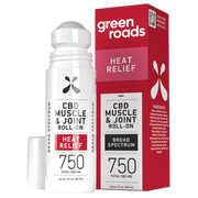 Green Roads | CBD Cream – 750mg Heating Formula | Muscle & Joint Heat Relief Roll-On