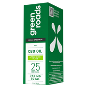 Green Roads Broad Spectrum CBD Tincture Apple Kiwi - 30mL 750mg
