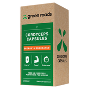 Green Roads Nootropic Mushrooms Energy & Endurance Capsules 500mg - 60ct 60 Count