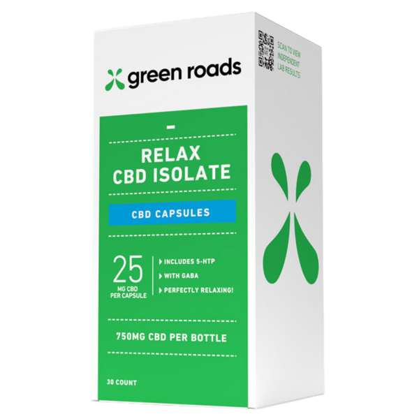 CBD Relax Capsules 25mg - 30 Count