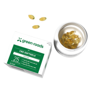 Green Roads | CBD Capsules | 25mg-30 Count – Softgels