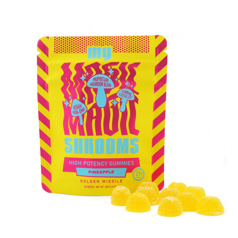My Magic Shrooms | Pineapple Mushroom Gummies | 10ct – Gummi
