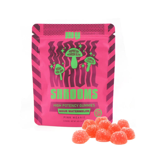 My Magic Shrooms | Sour Watermelon Mushroom Gummies | Pink Meanie - 10ct
