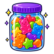 Thirty gummies per jar