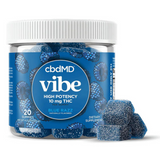 cbdMD | Delta-9 THC Gummies Blue Razz | 10mg – 20 Count