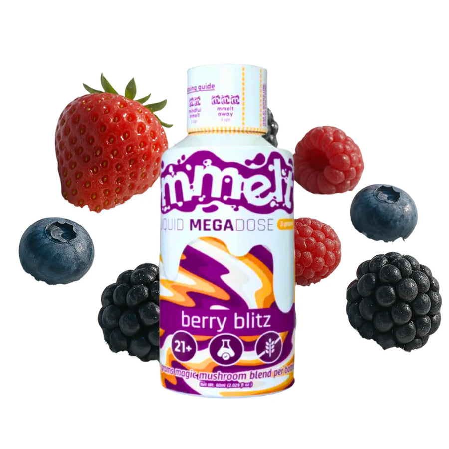 Mmelts | Berry Blitz Mushroom Shot | 3G – front view