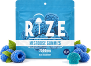 Mushroom Gummies Megadose 7500mg - 15ct Blue Razzberry
