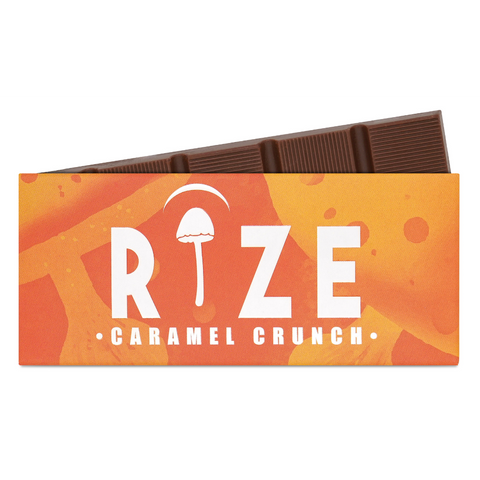Rize | Caramel Crunch Mushroom Chocolate Bar | 5g Bar