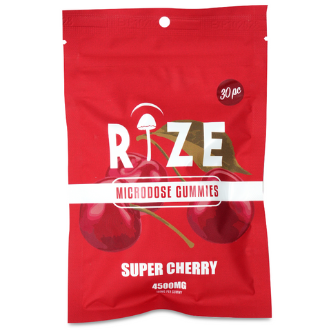 Rize | Super Cherry Mushroom Gummies | Microdose 4500mg - 30ct