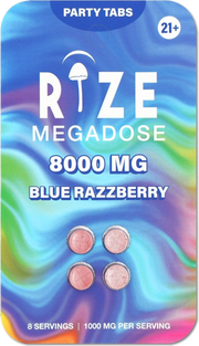 Rize Party Tabs 8000mg Blue Razz