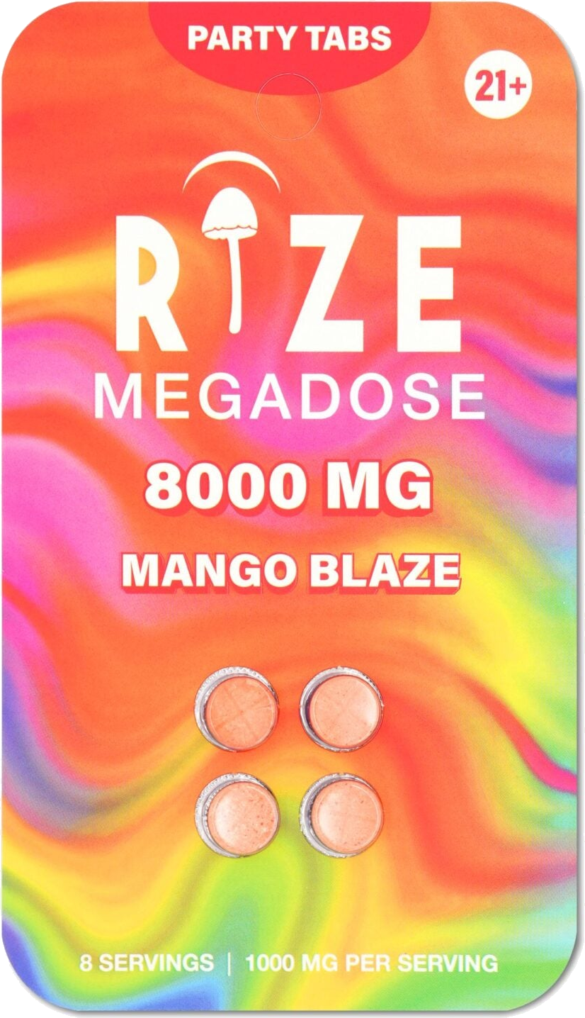 Rize Party Tabs 8000mg Mango Blaze