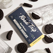 Road Trip Desert Stardust Mushroom Chocolate Bar - Cookies & Cream — chocolate pieces with cookies-and-cream