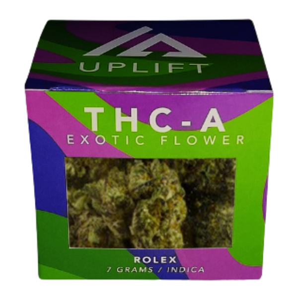 Uplift | 7 Gram Exotic THC-A Flower | Rolex – Indica