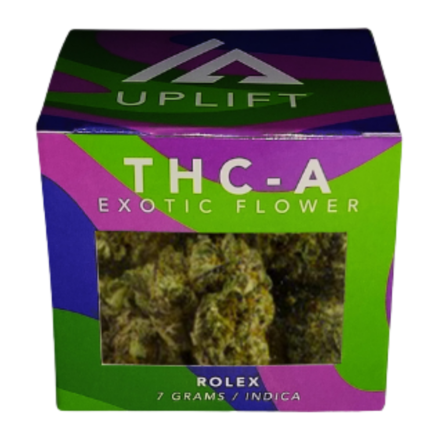 Uplift | 7 Gram Exotic THC-A Flower | Rolex – Indica