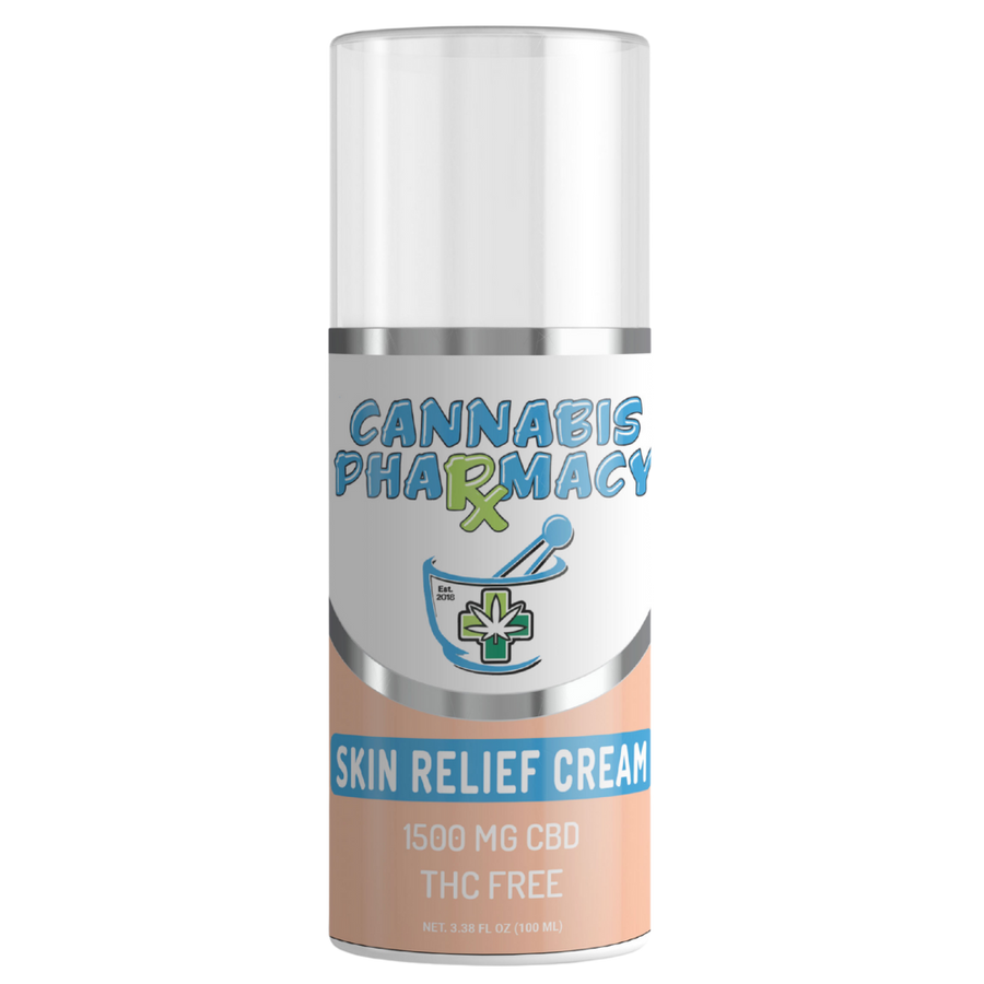 Cannabis Pharmacy | Skin Relief Cream w/ Avocado Oil | 1500mg CBD Lotion