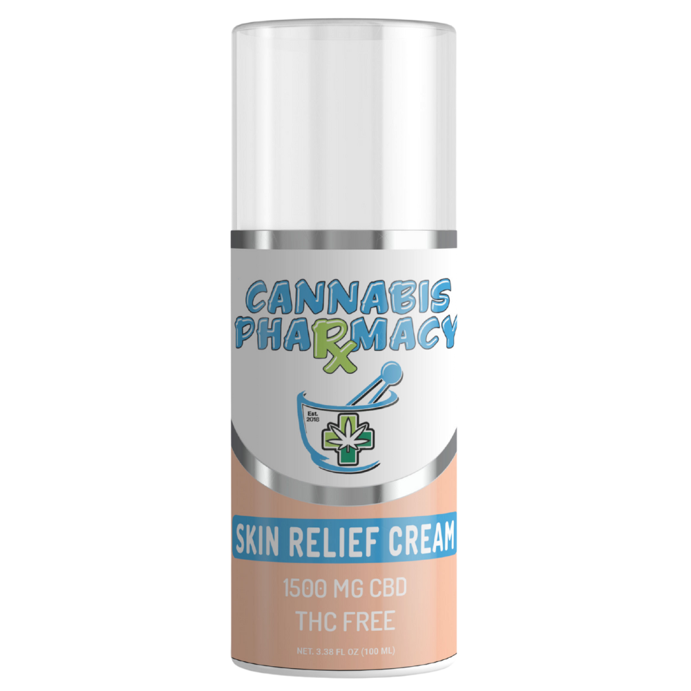 Skin Relief Cream with Avocado Oil 1500mg CBD Default Title