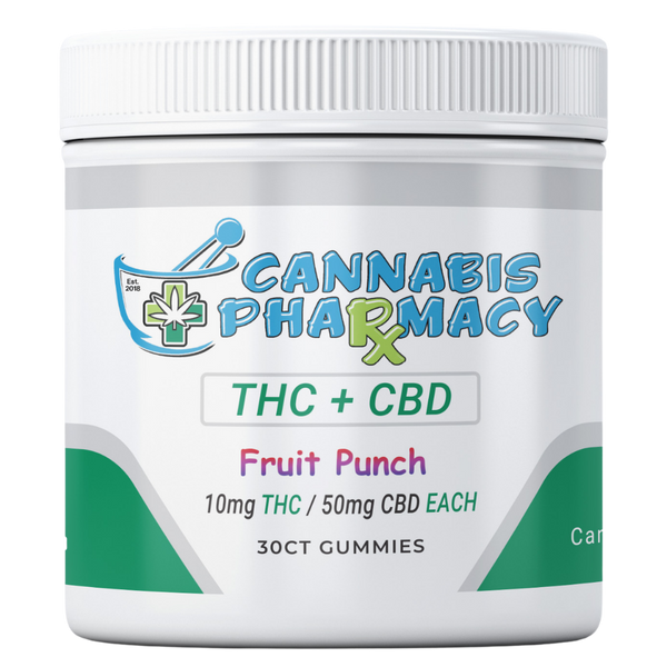 Fruit Punch CBD Gummies with THC