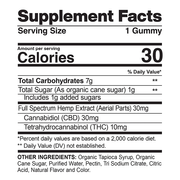 CBDfx | Delta-9 THC Gummies Magic Melon | 10mg THC + 30mg CBD-(40ct)