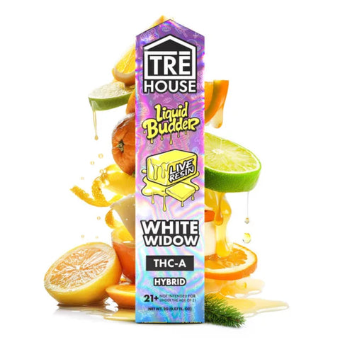 TRE House | THCA Vape Pen - White Widow | Hybrid - 2mg Live Resin Liquid Budder