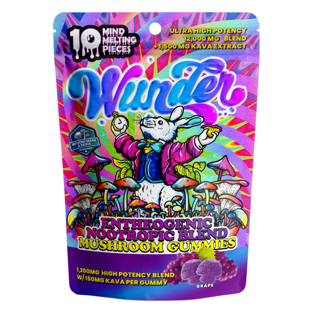 Grape Mushroom Gummies with Kava 10ct