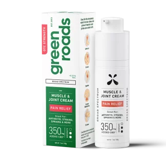 Image displaying Green Roads 350mg Muscle & Joint Cream