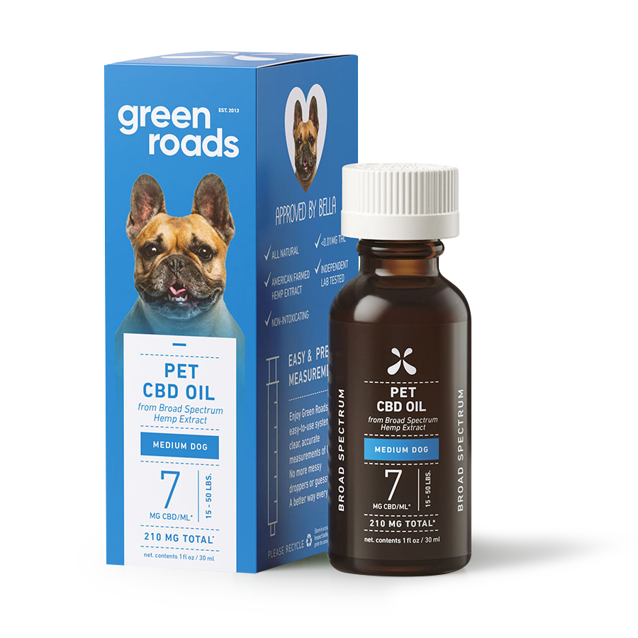 Green Roads Pet Cbd Drops 210mg Medium Dog Formula The Cannabis Pharmacy