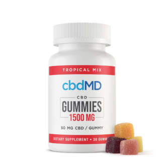 CBDMD 1500mg Vegan CBD Gummies – 30 Count