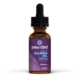 500mg Paw CBD Calming Oil Tincture For Dogs