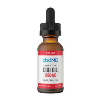 CBDMD Orange Flavored Broad Spectrum Oil – 1500mg