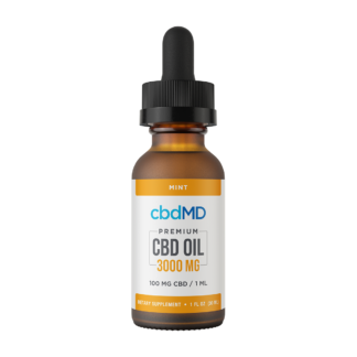 CBDMD Mint Flavored Broad Spectrum Oil – 3000mg