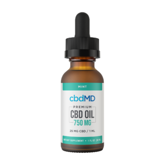 CBDMD Mint Flavored Broad Spectrum Oil – 750mg