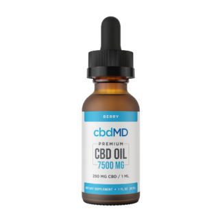 CBDMD Berry Flavored Broad Spectrum Oil – 7500mg