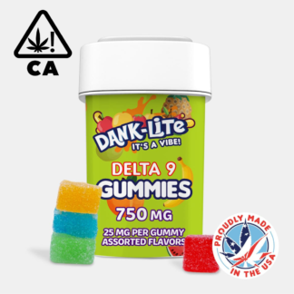 Image Displaying Dank Lite Delta-9 THC 25mg Gummy Edibles 30 Count