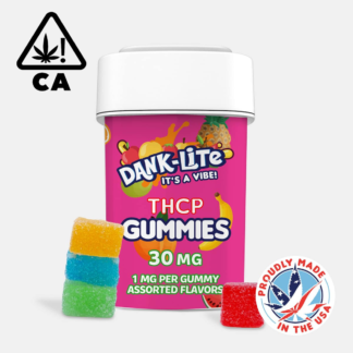 Image Displaying Dank Lite THC-P 1mg Gummy Edibles 30 Count