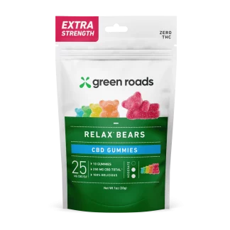 Green Roads 25mg CBD Relax Bears 10 Count