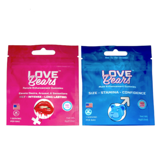 Image Displaying Love Bears His and Hers Two Pack