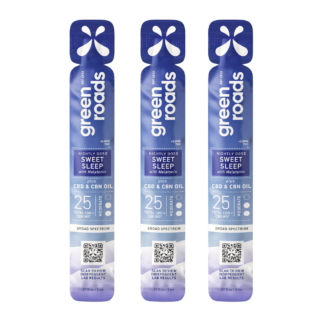 CBD Sample Blueberry Flavored Sleep Oil 25mg 3 Pack