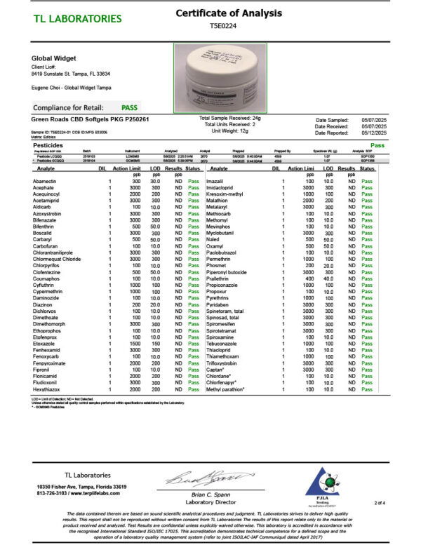 Green Roads | CBD Capsules | 25mg-30 Count - Image 6