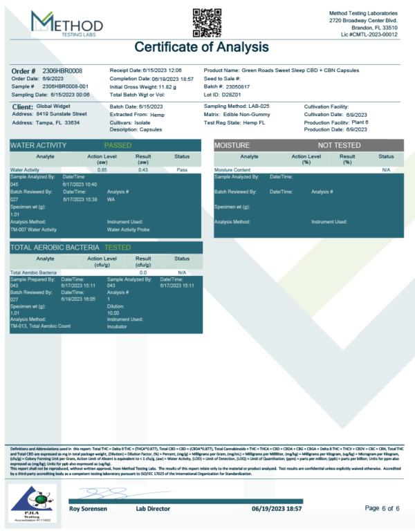 Green Roads | CBD,CBN, & Melatonin Sleep Capsules | 25mg-30 Count - Image 9