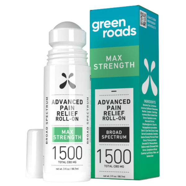 Green Roads | CBD Cream - Pain Relief Roll On | 1500mg CBD Cream For Pain - Image 3