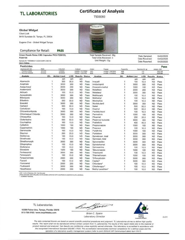 Green Roads | CBD Relax Capsules | 25mg - 30 Count - Image 6