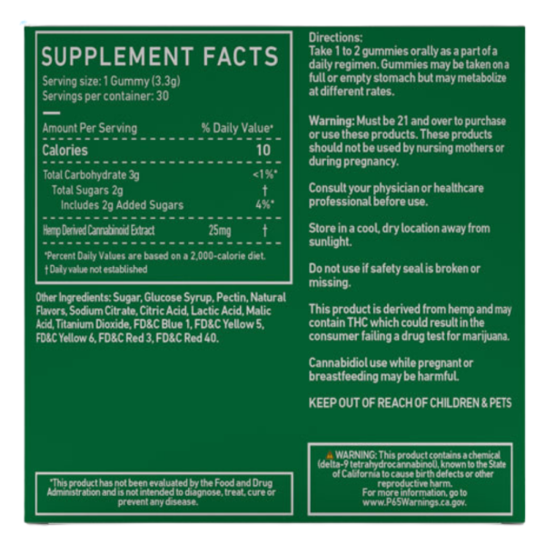 Green Roads | Extra Strength CBD Relax Berries | 25mg - 30ct - Image 2