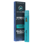 Cannabis Life | Blueberry Cookies THC Vape Pen | 3g Hybrid - Entourage Blend Disposable Vape