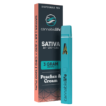 Cannabis Life | Peaches N’ Cream THC Vape Pen | 3g Hybrid - Delta 8 THC Disposable Vape